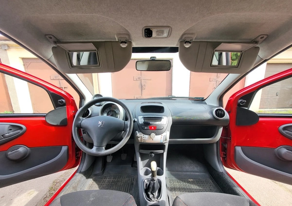Peugeot 107 cena 8900 przebieg: 104500, rok produkcji 2010 z Płock małe 79